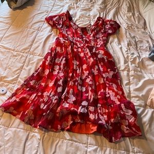 Torrid Midi Length Floral Dress Size 2X